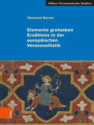 cover image of Elemente grotesken Erzählens in der europäischen Versnovellistik